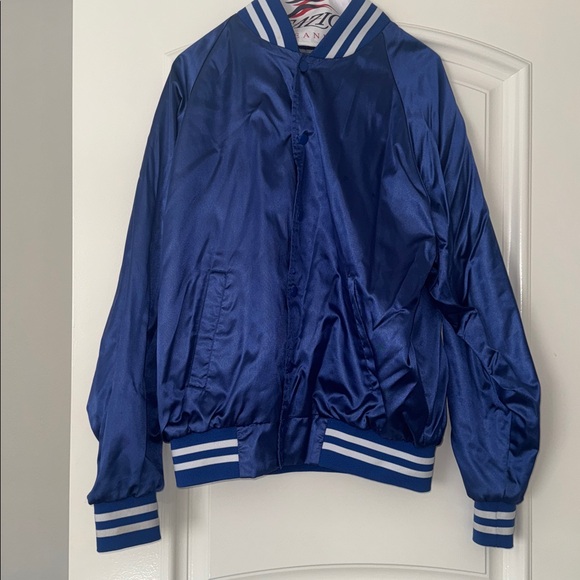 Augusta Sportswear Royal/White Satin Jacket - Size M - Picture 7 of 16